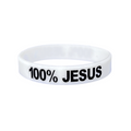 1 White Wristband